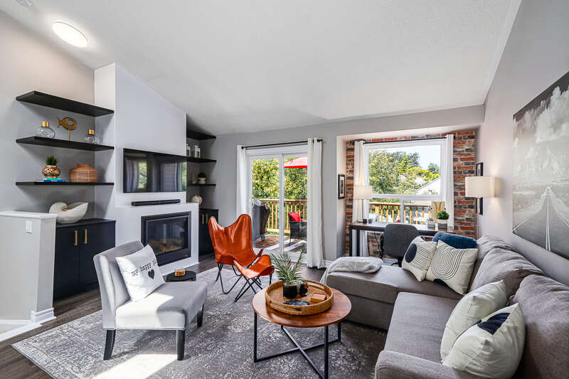 living room photo captured for rentals