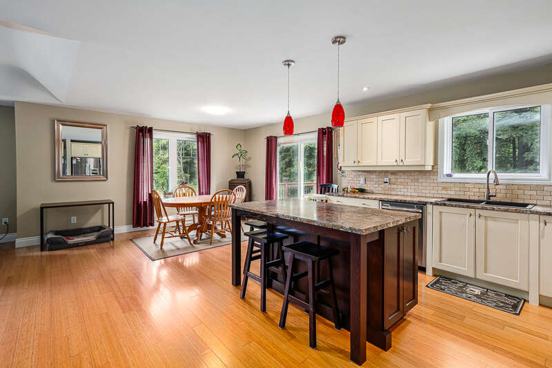 Kitchen and Dining Area view